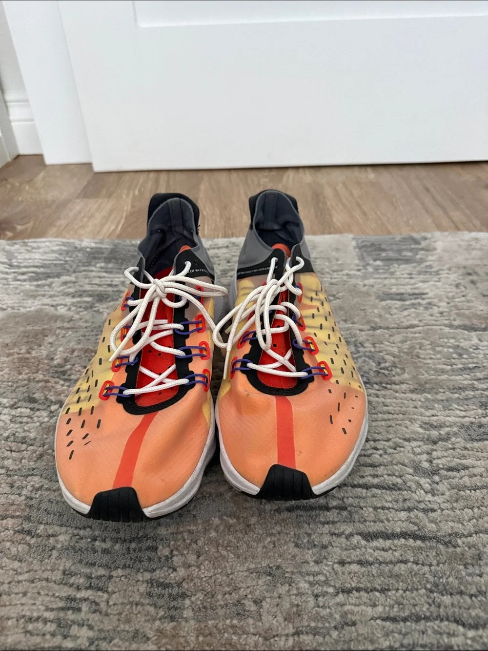 Nike EXP-X14 Orange and Yellow Gradient Running Sneakers